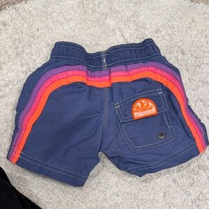 Sundek Kids Shorts with Pink and Orange Accents